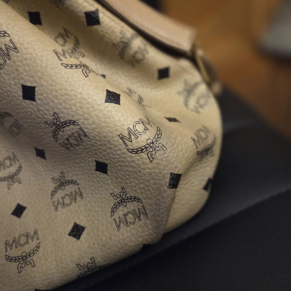 Authentic MCM Visetos Drawstring Bucket Bag - Picture 9 of 16